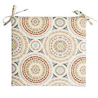 Medallion Sandstone Outdoor Square Seat Cushion