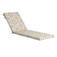 Medallion Sandstone Outdoor Chaise Lounge Cushion