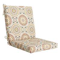 Multicolor Medallion Sandstone Hinged Outdoor Cushion