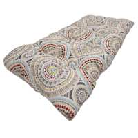 Medallion Sandstone Outdoor Wicker Settee Cushion