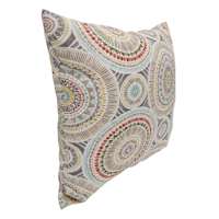 Medallion Sandstone Oversized Square Outdoor Throw Pillow, 20"