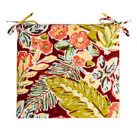 Tropical Cherry Outdoor Square Seat Cushion