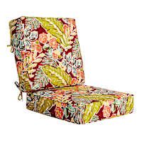 2-Piece Tropical Cherry Outdoor Deep Seat Cushion