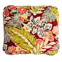 Tropical Cherry Outdoor Corded Back Cushion