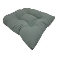Sage Canvas Outdoor Wicker Seat Cushion