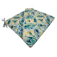 Watercolor Atlantis Outdoor Square Seat Cushion, 18x20
