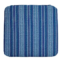 Indigo Stripe Outdoor Chair Cushion