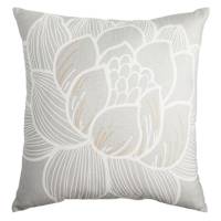 Found & Fable Metallic Flower Outdoor Throw Pillow, 18"