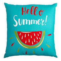 Hello Summer Outdoor Throw Pillow, 18"