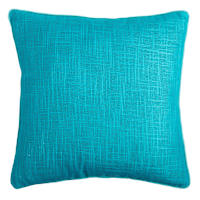 Oh Joy! Reversible Blue & Light Blue Outdoor Throw Pillow, 18"