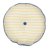 Sunny Club Round Stripe Outdoor Throw Pillow, 16"