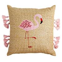Flamingo Hermosa Outdoor Throw Pillow, 18"