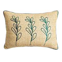 Honeybloom Leaf Hermosa Lumbar Outdoor Throw Pillow, 14x20