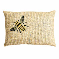 Crosby St. Modern Faces Woven Outdoor Lumbar Throw Pillow, 14x20