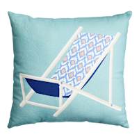 Honeybloom Sand Chair Outdoor Throw Pillow, 16"