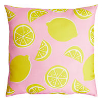 Oh Joy! Lemon Shaped Outdoor Throw Pillow, 16"