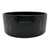Ceramic Dog Bone Food Bowl L 64Oz