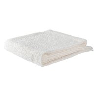 Crosby St. White Boucle Throw Blanket, 50x60