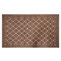 Brown Tractor Texture Rubber Doormat, 24x36