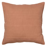Honeybloom Pink Stripe Slub Euro Pillow 24X24