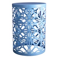 Providence Blue Metal Plant Stand, 20"
