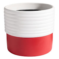 Indoor Maris Red Planter, 12"