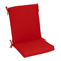Cherry Canvas Hinged Outdoor Cushion