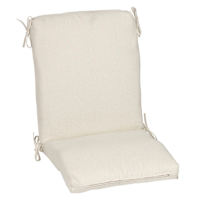 Tristan Heather White Premium Outdoor Hinged Cushion
