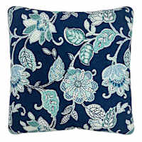 Providence Positano Navy Outdoor Tufted Back Cushion