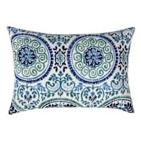 Honeybloom Finley Coast Lumbar Outdoor Throw Pillow, 14x20