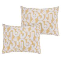 Crosby St. 3-Piece Yellow Geo Matelasse Comforter Set, King
