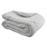 Found & Fable 3-Piece Metallic Arabesque Jacquard Comforter Set, Full/Queen