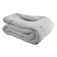 Found & Fable 3-Piece Metallic Arabesque Jacquard Comforter Set, King