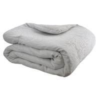 Found & Fable 3-Piece Metallic Arabesque Jacquard Duvet Set, Full/Queen