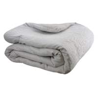 Found & Fable 3-Piece Metallic Arabesque Jacquard Duvet Set, King