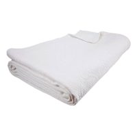 Providence 3-Piece White Link Trellis Matelasse Coverlet Set, Full/Queen