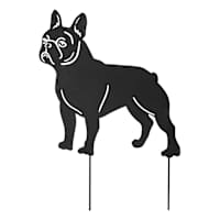 Bulldog Silhouette Yard Stake, 22"