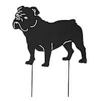 20In Bulldog Silhouette Stake