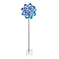 Blue & Purple Metal Wind Spinner, 72"