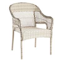 Providence Fairview Wicker Patio Armchair, Dove