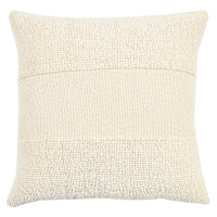 Crosby St. Beige Two-Toned Woven Throw Pillow, 18"