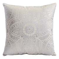 Found & Fable Neutral Arabesque Print Throw Pillow, 18"