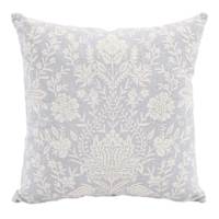 Found & Fable Lotus Floral Print Throw Pillow, 18"