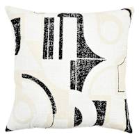 Crosby St. Modern Geo Print Throw Pillow, 18"
