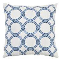 Providence Trellis Print Throw Pillow, 18"