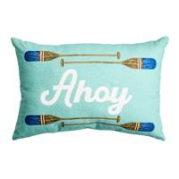 Found & Fable Ahoy Outdoor Lumbar Throw Pillow, 14x20