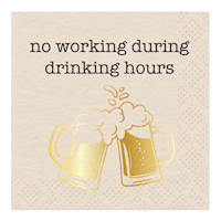 20-Pack Drinking Hours Cocktail Napkins