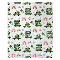 St. Patrick's Day Printed Throw Blanket, 50x60