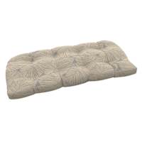Found & Fable Talia Palm Outdoor Wicker Settee Cushion