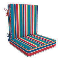 2-Piece Alvarado Stripe Outdoor Deep Seat Cushion